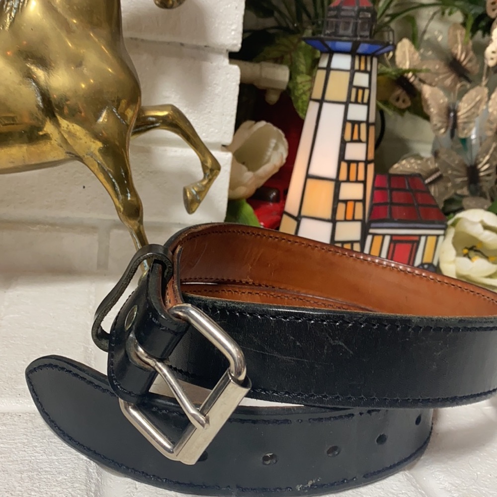 Hollister thick leather belt